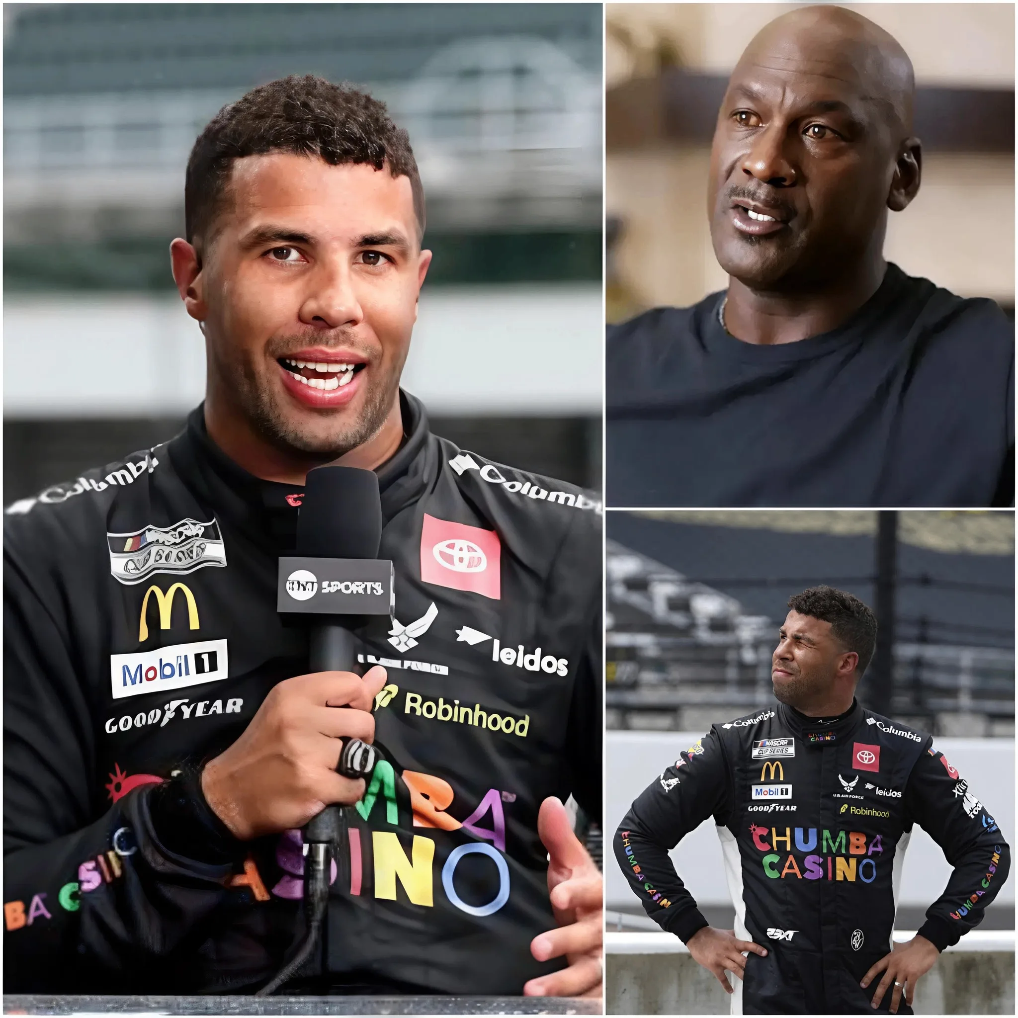 “GET OUT. NOW. I’M DONE WITH THIS.” The air froze solid. Michael Jordan’s voice tore through the late-night meeting, cold and decisive like a ruthless strike. Bubba Wallace stood stunned, unable to speak, as the team owner personally detonated the biggest bomb ahead of the 2026 season—removing a key figure without a shred of mercy. The decision rippled through the organization like an earthquake. Careers stood at a crossroads. This was the final line. And just before the door closed, Jordan delivered exactly 14 words that left the entire room holding its breath. The late-night meeting was supposed to be routine, a quiet attempt to stabilize a turbulent situation before the 2026 season. Instead, it became the moment that redefined everything. What unfolded behind closed doors would soon ripple outward, shaking an organization built on trust, hierarchy, and carefully managed silence. Those present described the room as tense long before a single word was spoken. Phones were down. Eyes avoided contact. Everyone sensed that patience had run out, that the issues discussed were no longer theoretical. This was no longer about strategy or public relations. It was about authority, control, and final decisions. When Michael Jordan finally spoke, the shift was immediate. His voice carried no hesitation, no anger, just a cold certainty that left no space for argument. The words landed like a verdict rather than a statement, cutting through speculation and ending debate in an instant. Bubba Wallace stood frozen, caught between disbelief and realization. There was no warning, no gradual escalation. One moment he was part of the conversation, the next he was witnessing a decisive act of power that would redefine his position and the future of those around him. The removal of a key figure before the 2026 season was more than an internal adjustment. It was a signal. It told everyone watching that loyalty had limits, and that those limits were enforced without sentiment when crossed. In that room, the hierarchy was unmistakably clarified. Within minutes, the decision spread through the organization like seismic shockwaves. Text messages lit up. Staff members whispered in hallways. Executives recalculated strategies that had been built around assumptions no longer valid. The sense of stability carefully maintained for years fractured overnight. For some, the moment represented overdue accountability. For others, it felt abrupt, even ruthless. What united them was uncertainty. Careers that seemed secure hours earlier now felt fragile. Long-term plans suddenly depended on interpretations of a single, irreversible decision. Jordan’s leadership style has always been described as uncompromising, shaped by a career defined by winning and intolerance for weakness. That night reinforced the mythology. There would be no drawn-out negotiations, no public hedging. Decisions would be made swiftly, and consequences would follow immediately. Those close to Wallace described him as blindsided. Regardless of public perceptions, few expected such finality delivered so directly. The silence that followed Jordan’s words was reportedly heavier than the statement itself, as if everyone present understood they had crossed into unfamiliar territory. As the meeting ended, no one rushed for the door. People lingered, unsure whether speaking might worsen their own position. The usual post-meeting exchanges never happened. There were no reassurances, no attempts to soften the outcome. The tone had been set with absolute clarity. Outside the room, speculation ignited almost instantly. Insiders leaked fragments, each adding their own interpretation. Some framed the move as a necessary reset. Others hinted at deeper conflicts that had finally surfaced. The absence of official explanation only intensified the narrative vacuum. Media outlets soon caught the scent of something bigger than a personnel change. Analysts debated whether the decision reflected broader tensions ahead of the 2026 season. Was this an isolated incident, or the first visible crack in a structure under long-term strain? Fans reacted with predictable division. Supporters of Jordan praised decisive leadership in chaotic times. Others questioned the lack of transparency, arguing that such power exercised without explanation breeds instability rather than order. Online discourse quickly escalated, mirroring the internal fracture. Sponsors quietly assessed their positions. Brand alignment depends on predictability, and unpredictability now dominated the conversation. While no immediate withdrawals were announced, industry observers noted a noticeable pause in messaging, a sign of careful recalibration rather than confidence. Inside the organization, trust became the unspoken casualty. People began reassessing conversations, revisiting past meetings, wondering which moments had contributed to this outcome. When decisive leadership turns absolute, even allies begin measuring their words more carefully. Jordan, however, appeared unmoved by the reaction. Those familiar with his mindset suggested that the decision had been finalized long before the meeting began. The gathering was not a debate but a formality, a final step in executing a conclusion already reached. Just before the door closed, Jordan delivered exactly fourteen words. No one repeated them aloud afterward, but everyone remembered them. They were not shouted, not dramatic, yet they carried a weight that silenced the room more effectively than any raised voice. Those words marked the true ending of the night. Not the dismissal itself, but the certainty behind it. They signaled that reconsideration was impossible, that the line had been drawn permanently, and that anyone standing on the wrong side would not be pulled back. As dawn approached, the organization faced a reality fundamentally altered. Structures remained, titles stayed the same, but the internal compass had shifted. People understood that survival now depended less on position and more on alignment with an uncompromising vision. The incident will likely be dissected for years, framed as a turning point ahead of the 2026 season. Whether it ultimately strengthens or fractures the organization remains unknown. What is certain is that, after that night, nothing could return to how it was before.